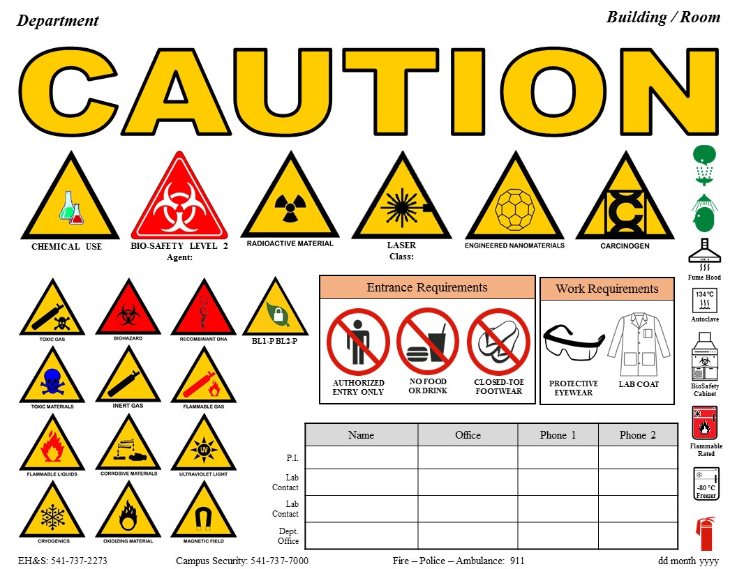 New Caution Sign